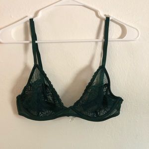 Urban Outfitters Sheer Lace Underwire Bra